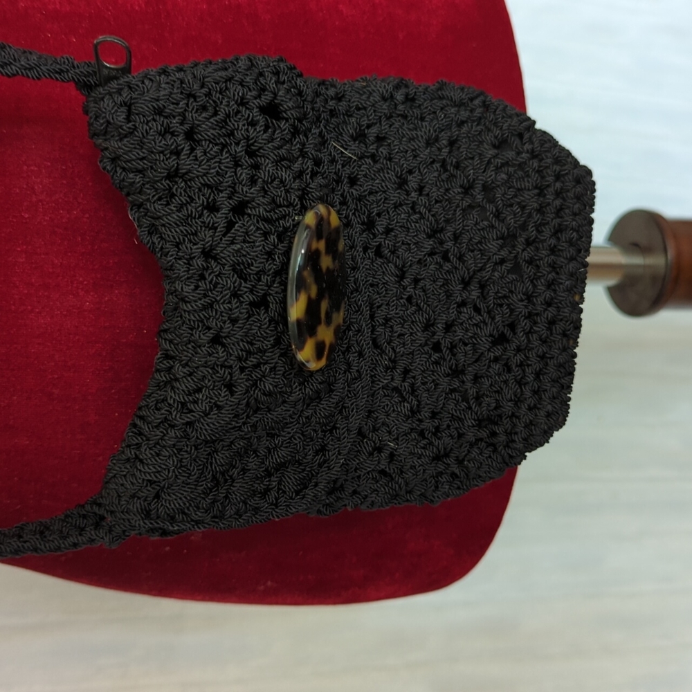 Crochet evening bag